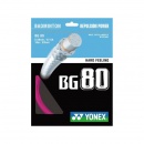 NACIĄG DO BADMINTONA YONEX BG 80 PINK 10 M