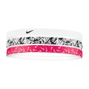  OPASKA NIKE HEADBANDS WHITE/BLACK/PINK 114 3 SZT