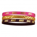  OPASKA NIKE METALLIC HAIRBANDS 3PK GOLD 984