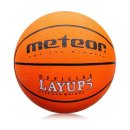 PIŁKA DO KOSZYKÓWKI METEOR LAYUP POMARAŃCZOWA
