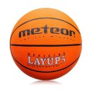  PIŁKA DO KOSZYKÓWKI METEOR LAYUP POMARAŃCZOWA