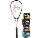  RAKIETA DO SQUASHA DUNLOP FORCE TI + PIŁKA DUNLOP