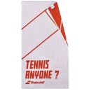  RĘCZNIK SPORTOWY BABOLAT MEDIUM TOWEL WH/CHERRY TOMATO