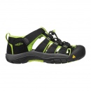 SANDAŁY KEEN NEWPORT H2 YOUTH BLACK/LIME GREEN