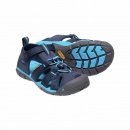  SANDAŁY KEEN SEACAMP II CNX YOUTH BLACK IRIS/VIVID BLUE