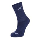 SKARPETY BABOLAT CREW SOCKS 3 PACK WHITE/ESTATE BLUE/GREY
