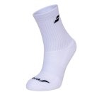 SKARPETY BABOLAT CREW SOCKS 3 PACK WHITE