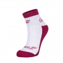 SKARPETY BABOLAT GRAPHIC SOCK WOMEN WH/RD 1 PARA