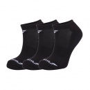 SKARPETY BABOLAT INVISIBLE JUNIOR SOCKS 3 PACK BLACK