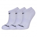  SKARPETY BABOLAT INVISIBLE JUNIOR SOCKS 3 PACK WHITE