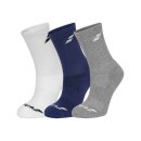  SKARPETY BABOLAT QUARTER SOCKS 3 PACK WHITE/ESTATE BLUE/GREY