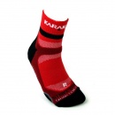  SKARPETY KARAKAL X4 SPORTS ANKLE SOCKS RED/BLACK 1 PARA