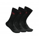 SKARPETY WILSON MEN'S CREW SOCKS BLACK 3 PARY