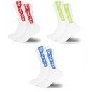  SKARPETY WILSON CREW SOCKS WHITE MIX 3 PARY