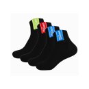 SKARPETY WILSON QUARTER SOCKS BLACK MIX 3 PARY