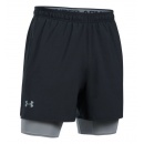  SPODENKI UNDER ARMOUR QUALIFIER 2-IN-1 SHORT MEN BLACK