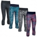  SPODNIE UNDER ARMOUR HEATGEAR PRINTED CAPRI WOMEN