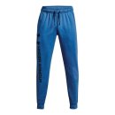  SPODNIE UNDER ARMOUR RIVAL FLEECE CHROMA PANTS MEN BLUE