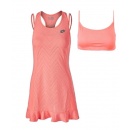  SUKIENKA LOTTO NIXIA IV DRESS + BRA PINK NEON WOMEN