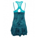 SUKIENKA LOTTO TENNIS TECH DRESS PRINTED BLUE WOMEN