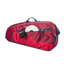 TORBA NA RAKIETY WILSON JUNIOR 3 PACK BAG RED